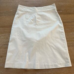 Banana Republic Cream Pencil Skirt size 0